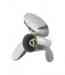 0177265 24 Johnson Raker Tbx Ii 14.5 Blade 3 Prop Evinrude Propeller -tec