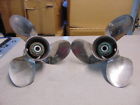 08m6-zw7-a50 Honda Pair Of Stainless Steel Prop Outboards