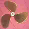 100-15 Michigan Wheel 18 X 14 Right Hand Bronze Inboard Propeller 1 8 Shaft