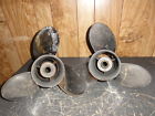 13.78 Pair 19 Prop Quicksilver Steel 3 Ii Laser Blade Stainless