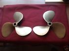 14-11 Nibral Vintage Marine Super Cup Twin Propellers 1 Inch Shaft