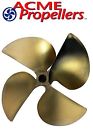 1284 14.5x14.25 Propeller Nibral Inboard Cupped Bore Acme 4 Blade Hand Splined