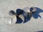 1406 Unbranded 2 Large Boat Propellers Brass 20 X20
