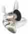 3553-140-23 150-300 Solas 14 X 23 Pitch Stainless 4 Blade Prop For Yamaha Outboard Hp