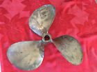 15lh16 Unbranded Last One Brass Boat Propeller Made In Grand Rapids