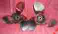 163-15ab Yamaha Saltwater Ii 15.25 X 17 Stainless Propeller Set 150-300
