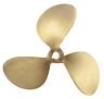 17l20 Bronze Blade Propeller Nibral Boat Prop Tapered Bore Cup New