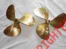 17x14 Matching Pair Left Reconditioned Propsbronze 1.25 Inboard