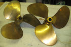 17x15 Ellis Pair Of Bronze Propellers 17 X 15 Lh And Rh 1 Splined Shaft