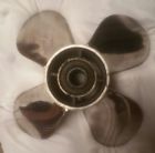 20424 Omc Evinrude Stiletto Prop Pitch Propeller Shipping