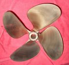 207-16 Oj Propeller Xmp 13.7 X 17 Left Hand Nibral 4 Blade Inboard Spline Bore