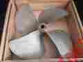 350596 20r20 350597 Michigan Wheel Boat Propeller Pair Bronze Dyna-quad And 20l20