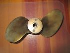 222636a2 Quick Silver Vintage Bronze Mercury Two Blade Boat Propeller