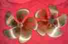 274-16ab Teignbridge 22 X 26 5 Blade Inboard Propeller Set Nibral 2 Bore