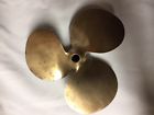 27d297 Chris Craft Prop Propeller Vintage Solid Bronze Brass