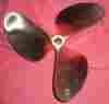 295-16 Michigan Wheel Oj Legend 14 X 18 Left Hand Inboard Propeller Nibral 1 8 Shaft