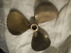 12rh14 310346 Michigan Wheel Dyna Jet Arbor Solid Brass Boat Prop