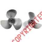 3857559 3857564 2 Propellers Duoprop Stainless F3 Boat Set Volvo Penta