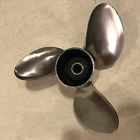 394758 Raker Stainless Steel Spline Prop Off Hp Johnson Outboard