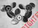 3blades Quicksilver Propellers Triple Engines Boat 141 2x23 Mirage S