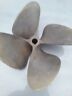 4-2000 Michgan Bronze Blade Lh Propeller Bore Prop Inboard Left