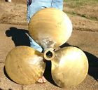 408027 Michigan Special Large Brass Boat Propeller