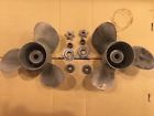 48-16316-16317 Quicksilver Rh And Lh Stainless Steel Boat Props