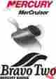 48-18616a6 Mercury New Oem Bravo Ii Propeller 17 3 4 X 21 Rh Ss Bl