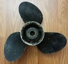 48-32300 Mercury Propeller Spline Black Aluminum Boat Prop