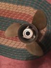 48-32748-a3-19 Mercury Quick Silver Vintage Bronze Brass Outboard Propeller