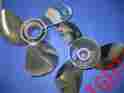 48-823665-24p 48-623666 Merucry Marine Used Mercury Bravo 3 Propellers X Polished 24p