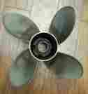 48-825908a45-23p 48-825938a45 Mercury Trophy Prop 4 Blade 23 Pitch 23p Stainless Steel Very Nice