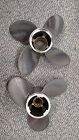48-842943 48-842944 Mercury Mercruiser Bravo Three 3 Xr Propeller Stainless Steel 4x3 Blade Set 26