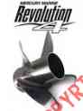 48-857022a46 Propeller 14-5 15p Mercury 4 8 Steel Blade Revolution Stainless