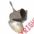 48-8m8021520 Unbranded Mercury Prop Zeus Z10 Pitch 3 Blade Right Hand Ss Boat Propeller