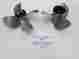 48-8m8022440 848-m8022450 Mercury Marine 26 Bravo 3 Lh Rh Stainless Steel Prop New Style Set