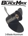 48832834a45 Mercury Marine Black Max Pitch Aluminum Prop Propeller 745061026759