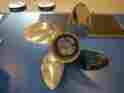 58300-93j20 4x151 Suzuki Stainless Steel Propeller 4x22r