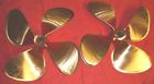 55-14 Michigan Wheel 21 X 23 Eq Nibral Inboard Propeller Set 4 Blade Cupped 1 3 Bore