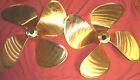 56-14 Michigan Wheel 23 X 22 Eq Bronze Inboard Propeller Set 4 Blade Cupped 1 2 Bore