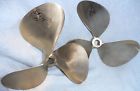 59-14 Michigan Wheel 16 X 3 Blade Nibral Inboard Propeller Set 1 4 Shaft