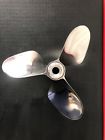 63828 Hoss Triton Outboard Propeller Pitch Mercury Racing Stainless Steel