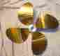 639819 Hall And Stavert Hytorq 23 X 24 Left Hand 4 Blade Nibral Inboard Propeller