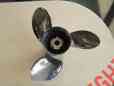 6cf-45974-00-00 Yamaha Propeller 4x23 14 Left Prop Counter Stainless 3