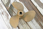 11-1-2 70338 Unknown Vintage Blade Brass Boat Propellar Prop Stamped