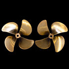 751037x 751036x 22 Boat Propeller Dqx Michigan Pitch Wheel Brass Props
