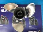 0763910 763910 Brp Evinrude Viper Prop Rh Tbx Hub Blade Spline