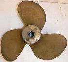 8-22105a2-10 Quicksilver Vintage Bronze Brass Propeller Mercury