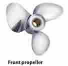 8532-150-17 Solas 15 X 17 Pitch Front Lh Sst Dual Prop For Volvo Penta Stern Drive