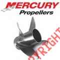 857024a46 Ss 4 Blade Prop 17 Mercury Pitch Rev Marine Revolution Propeller